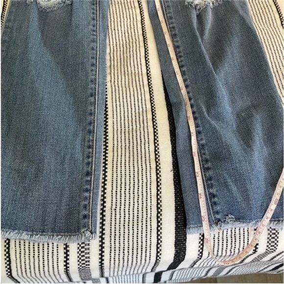 Universal Thread Slim Straight Blue Jeans 25 High Rise Denim‎ Grunge Normcore - Picture 10 of 11